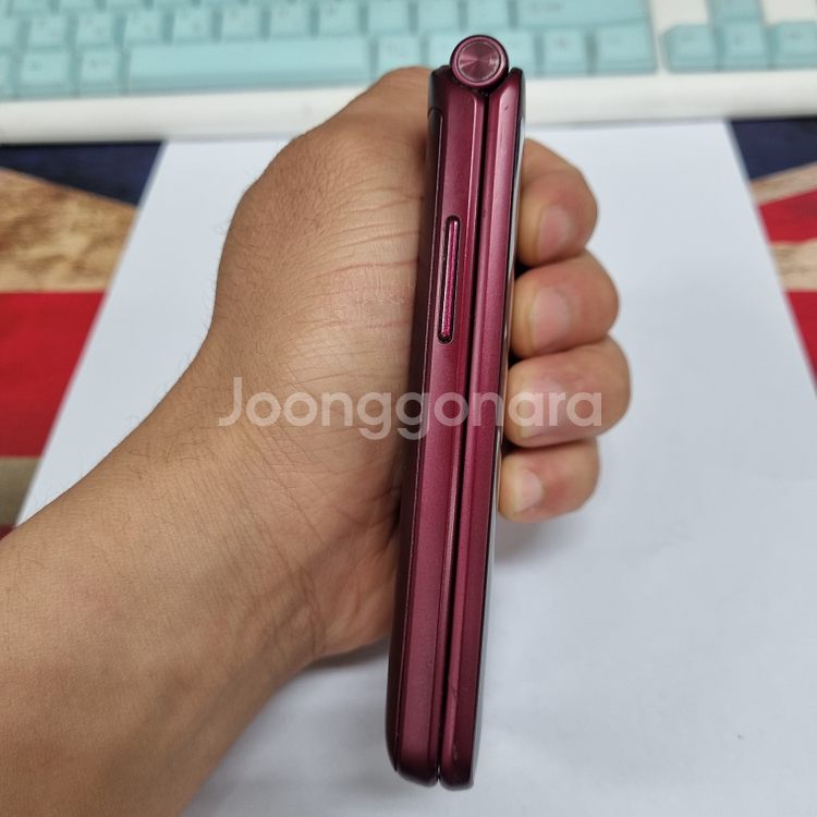 202769 갤럭시폴더2 레드 KT 무잔상 AA급 중고폰--4