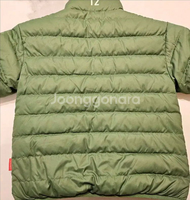 아이스비스킷 카모 리버서블 덕다운 경량패딩 130--2