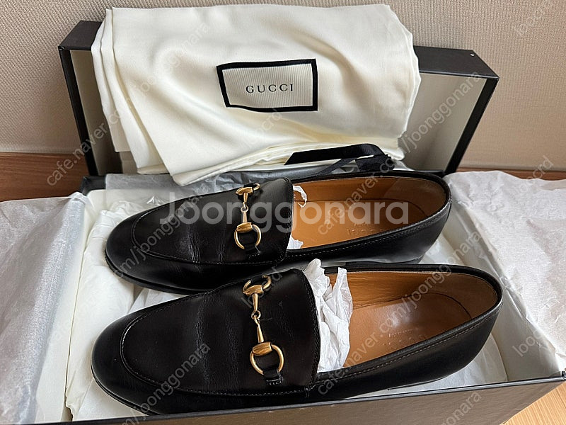 구찌 조던 레더로퍼 37 (240)--3