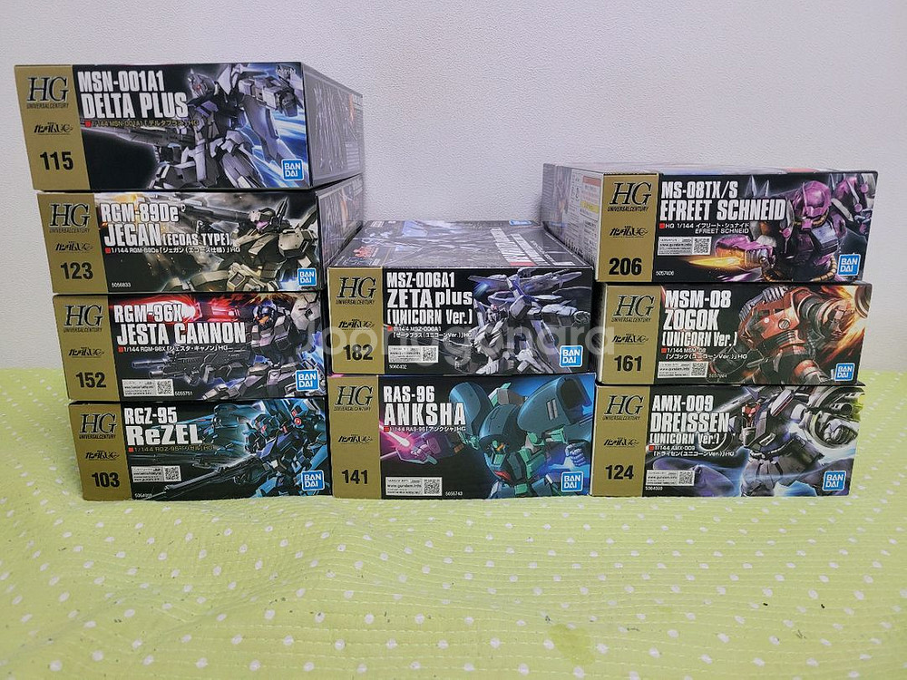 [건담,건프라]HG 유니콘 시리즈(제스타 캐논,조고크 등)--0