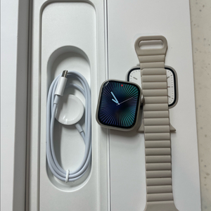 애플워치7 41mm 스타라이트 SSS급