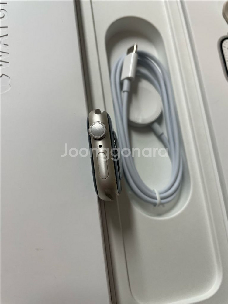 애플워치7 41mm 스타라이트 SSS급--3