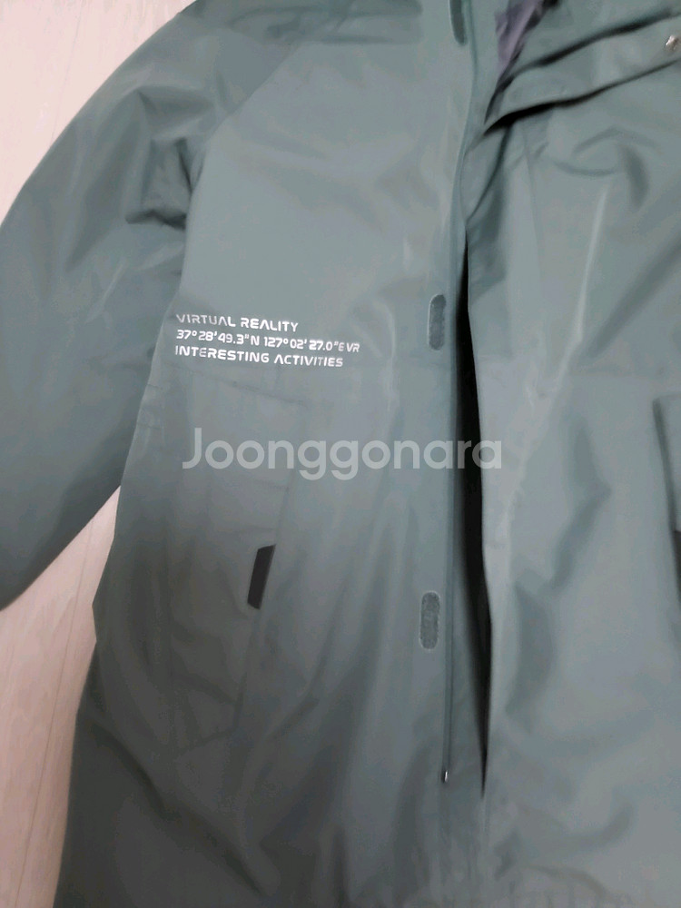 블랙야크 175 카키색 점퍼 고학년 남아--1