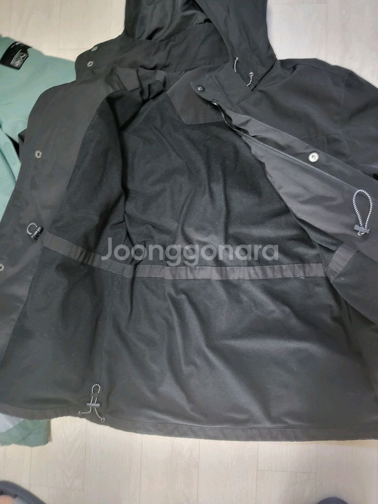 블랙야크 175 카키색 점퍼 고학년 남아--3