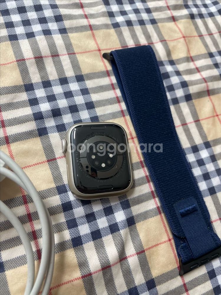 애플워치8셀룰러 41mm 스타라이트 SS급--1