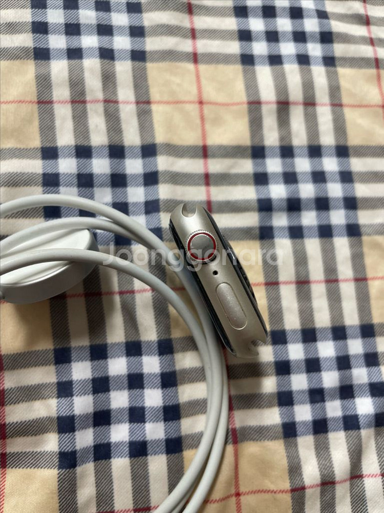 애플워치8셀룰러 41mm 스타라이트 SS급--4