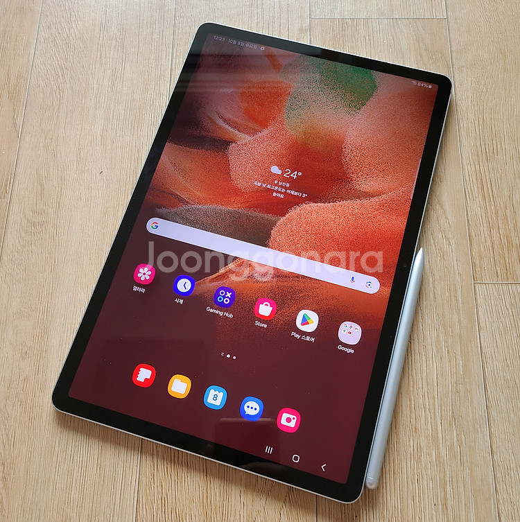 부산 갤럭시 탭 S7 FE 12.4인치 와이파이 + S펜 팝니다.--1
