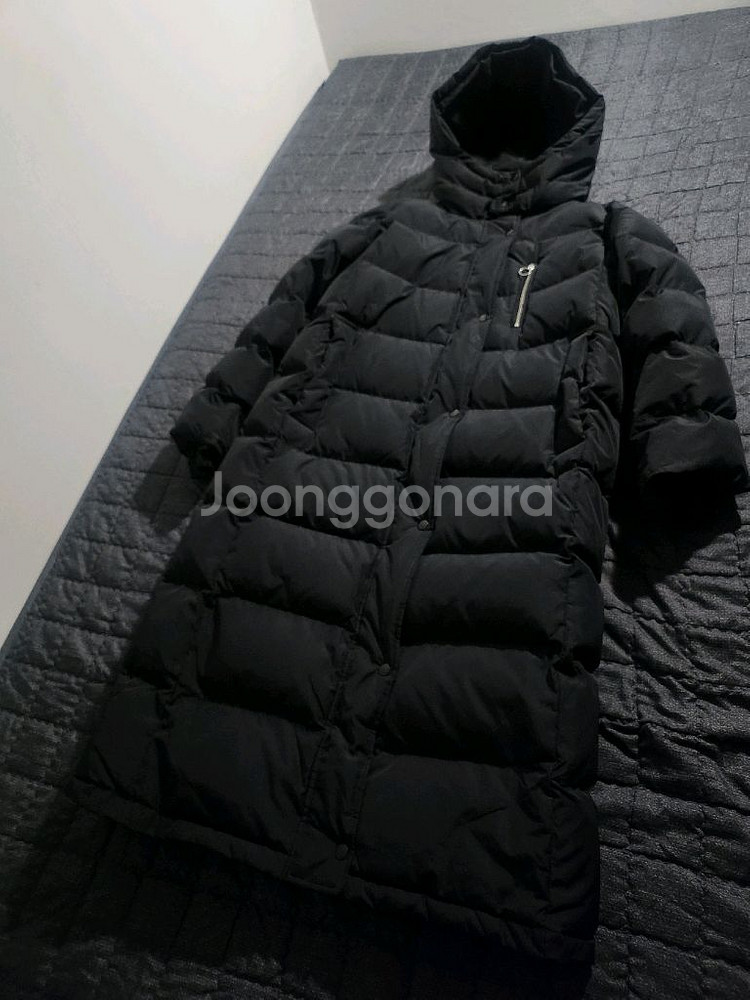미쏘 덕다운 롱패딩 S 블랙--0