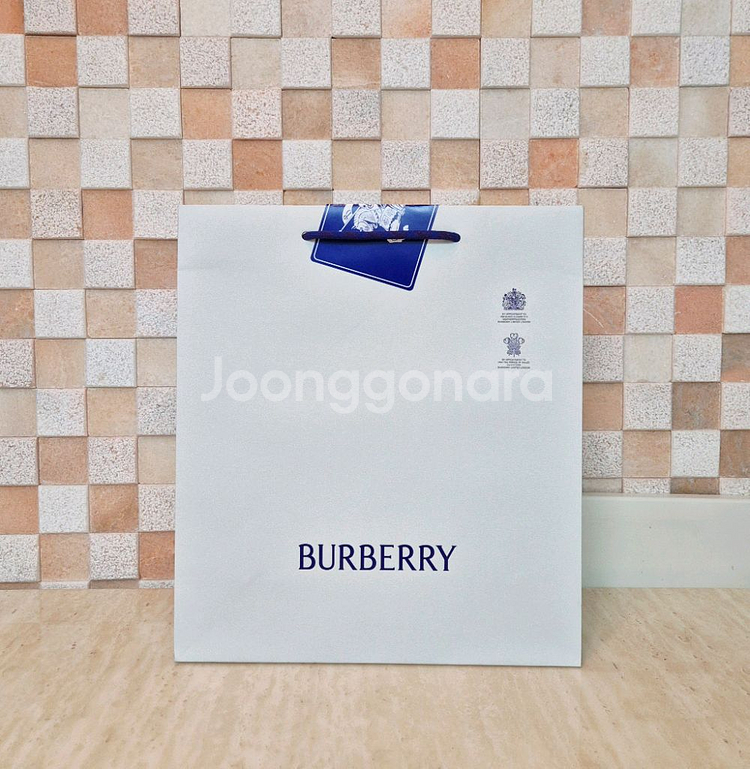 [정품]버버리 쇼핑백+박스 set,버버리 가방,버버리--5