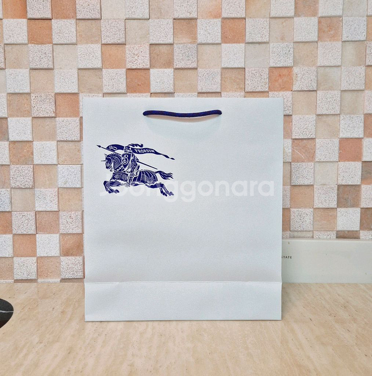 [정품]버버리 쇼핑백+박스 set,버버리 가방,버버리--6