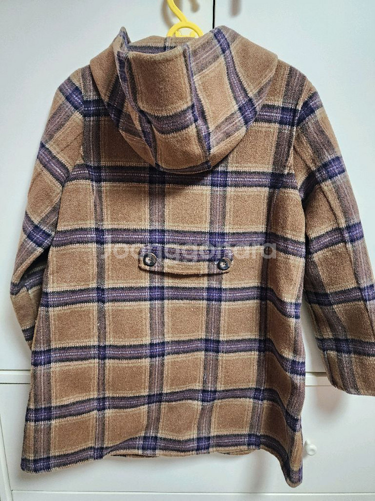 레노마키즈 여아 체크 핸드메이드 코트 130(새상품--2