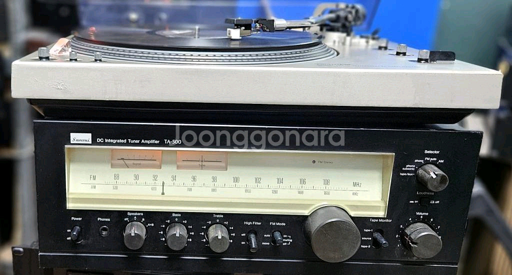 산수이TA-500리시버와테크닉스턴--1