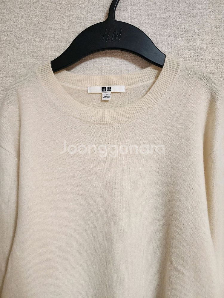 유니클로 캐시미어100 니트(M)sjsj,시스템,한섬--5