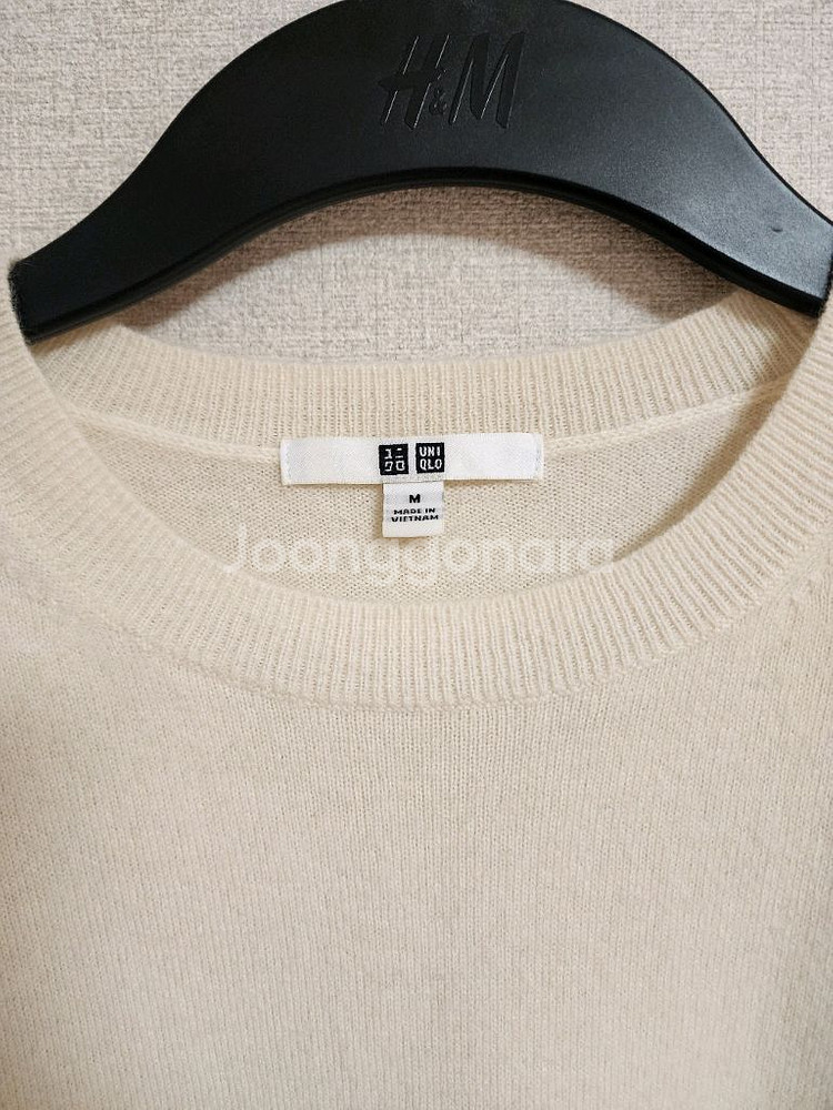 유니클로 캐시미어100 니트(M)sjsj,시스템,한섬--4