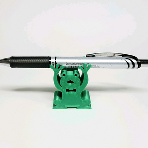 개구리 펜 홀더 피규어