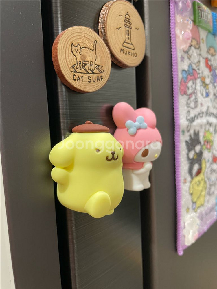 산리오 마스코트 마그넷 냉장고 자석 폼폼푸린 마이멜로디--3