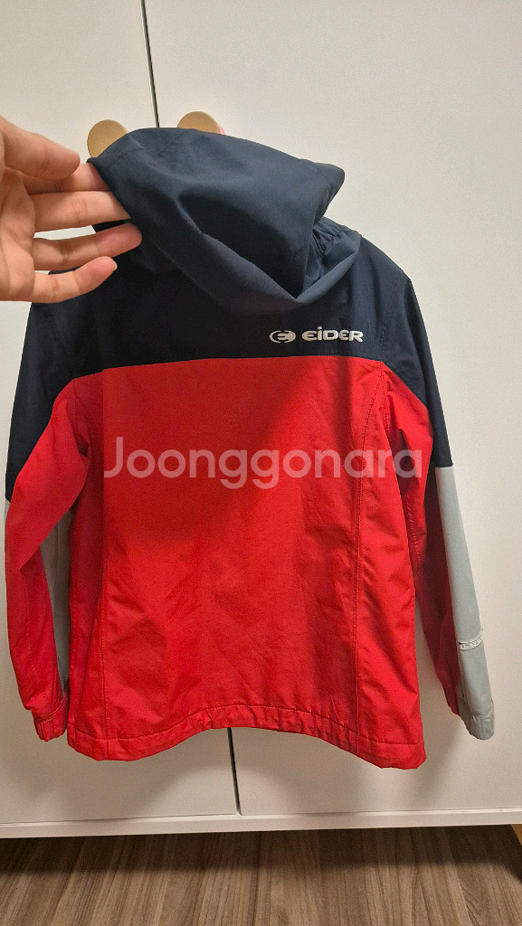 남아 120사이즈 (뉴발란스키즈 경량패딩&점퍼, 아이더키즈 바람막이, 블루독 티셔츠 외 일괄)--5