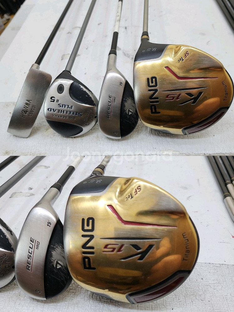 15만 혼마 아이언 핑 등 남성용 중고골프채 풀세트--6