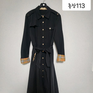 버버리 원피스겸 트렌치코트