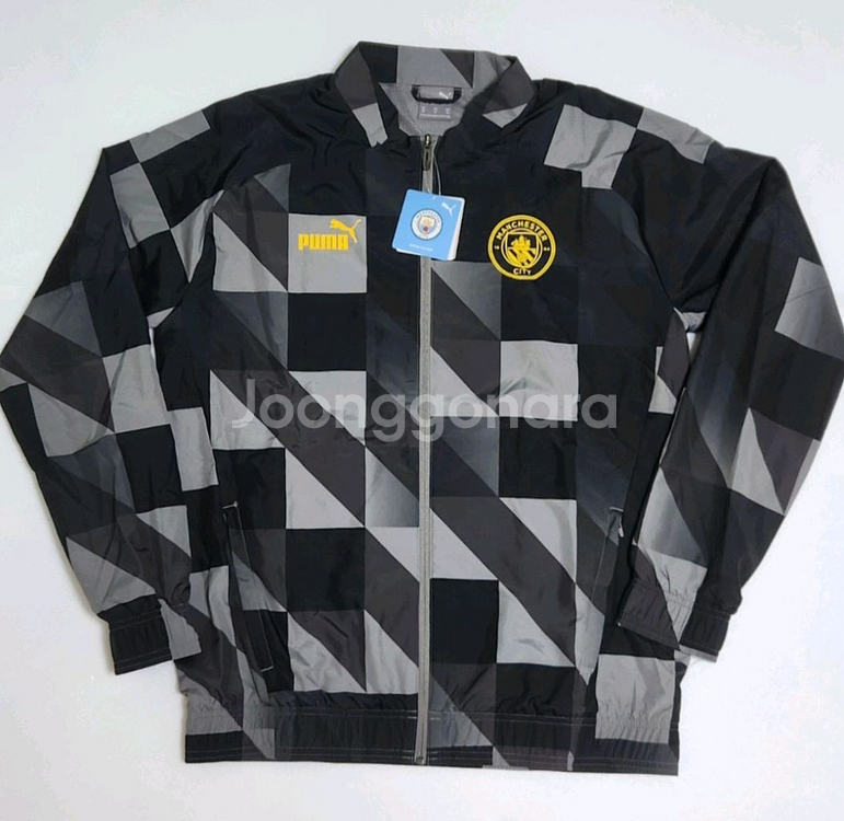 해외L/맨시티 프리매치 자켓 축구 바람막이 푸마--0