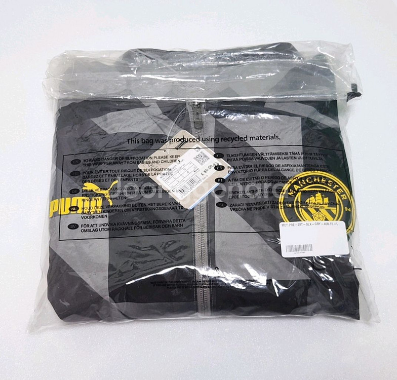 해외L/맨시티 프리매치 자켓 축구 바람막이 푸마--6