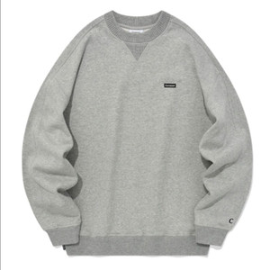 [새상품] 커버낫 오버핏 니트 립 맨투맨 M