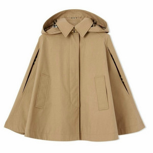 버버리 칠드런 후드 케이프 여아용 4y, 6y, 8y