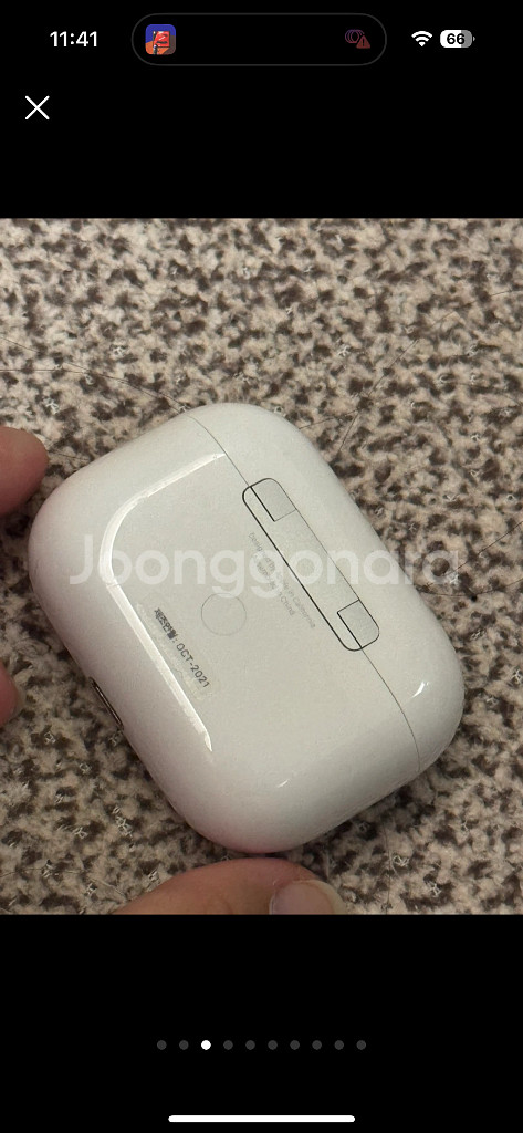 에어팟 프로 1세대 풀박스(본체+오른쪽유닛)--2