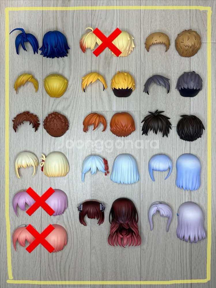 넨도로이드 헤드 헤어 소분 판매--2