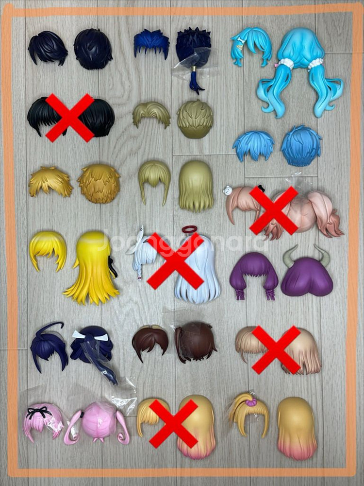 넨도로이드 헤드 헤어 소분 판매--1