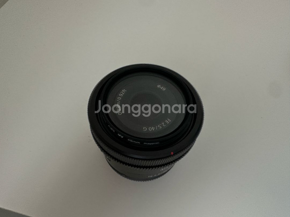 Sony FE 40mm f/2.5 G 렌즈 풀박스--2