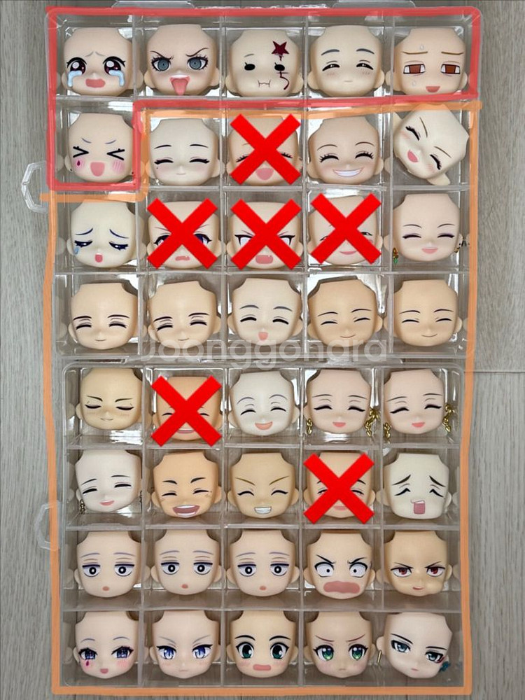 넨도로이드 얼굴 페이스 소분 판매--0