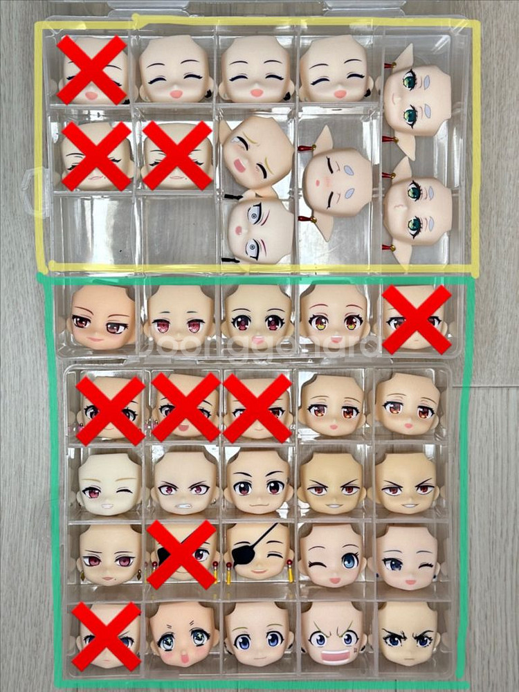 넨도로이드 얼굴 페이스 소분 판매--6