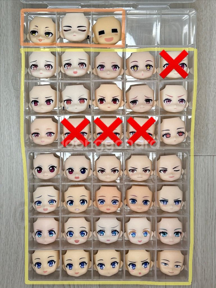 넨도로이드 얼굴 페이스 소분 판매--1