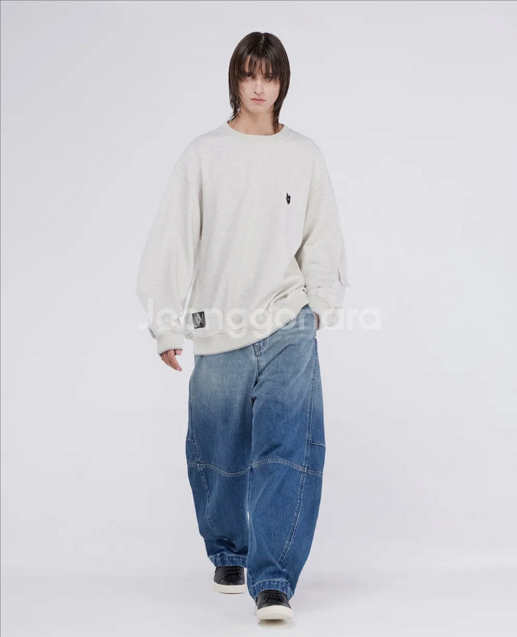 [새상품] 지제로 송지오 슬리브 포켓 팬서 맨투맨 M--1