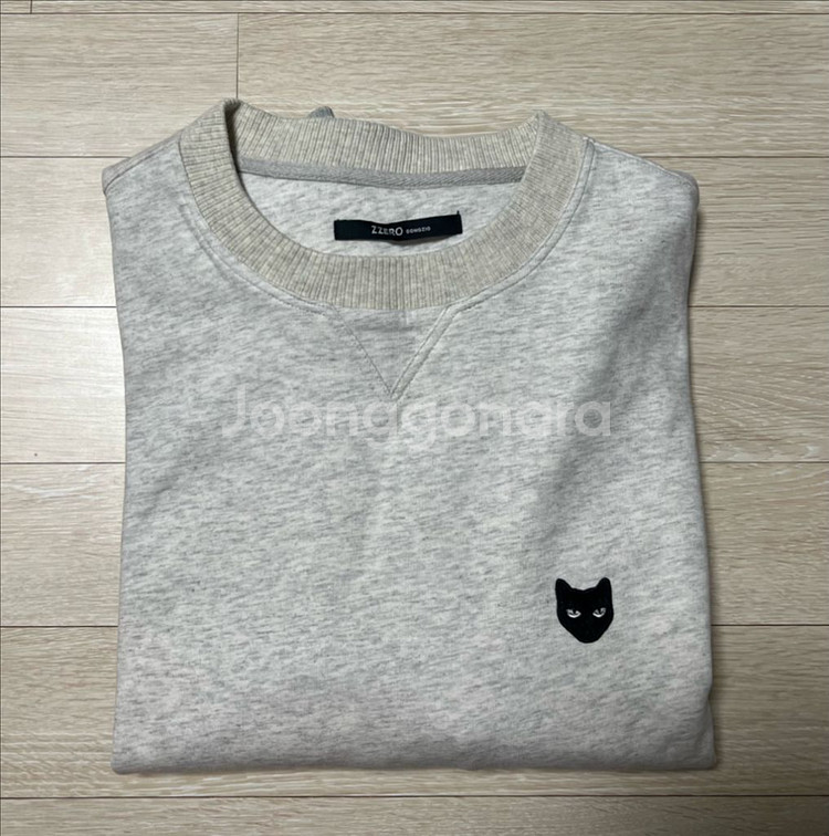 [새상품] 지제로 송지오 슬리브 포켓 팬서 맨투맨 M--2