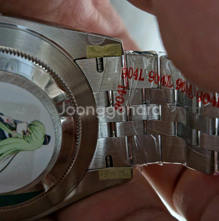 클린 롤렉스 데이저스트 민트그린 41mm--4