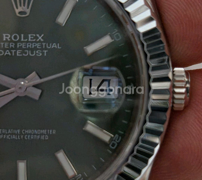 클린 롤렉스 데이저스트 민트그린 41mm--8