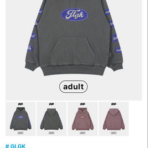 히로 glgk 배드포드 어덜트 후드 차콜 미듐