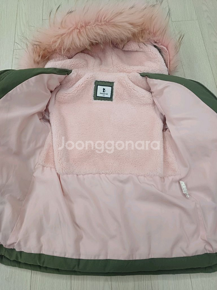 프랜치캣 오리털 패딩120--4