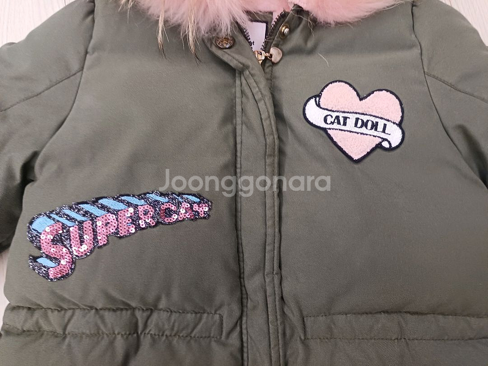 프랜치캣 오리털 패딩120--3