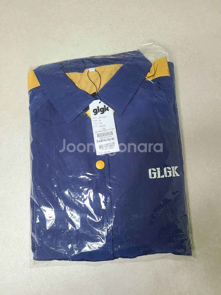 히로 glgk 어덜트크랙로고 코치자켓 네이비 미듐--1