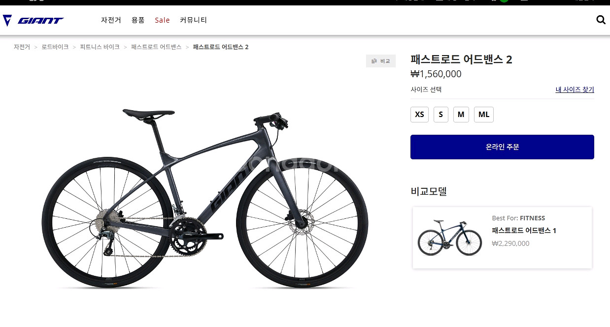 인하] 자이언트 패스트로드 카본 하이브리드 가성비최고 싸게 판매--9