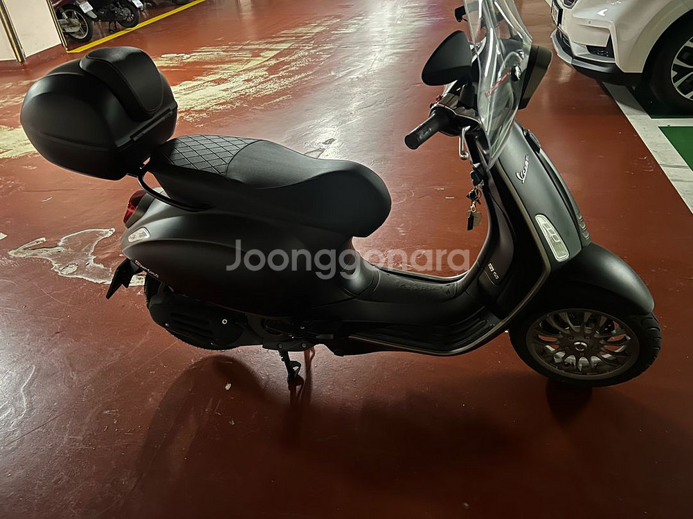 베스파 스프린트s 125 tft 무광 블랙 22년식--3