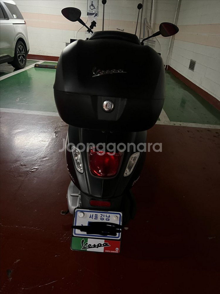 베스파 스프린트s 125 tft 무광 블랙 22년식--4