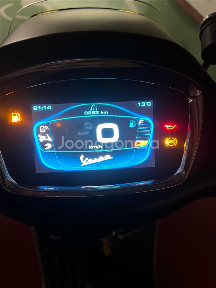 베스파 스프린트s 125 tft 무광 블랙 22년식--0