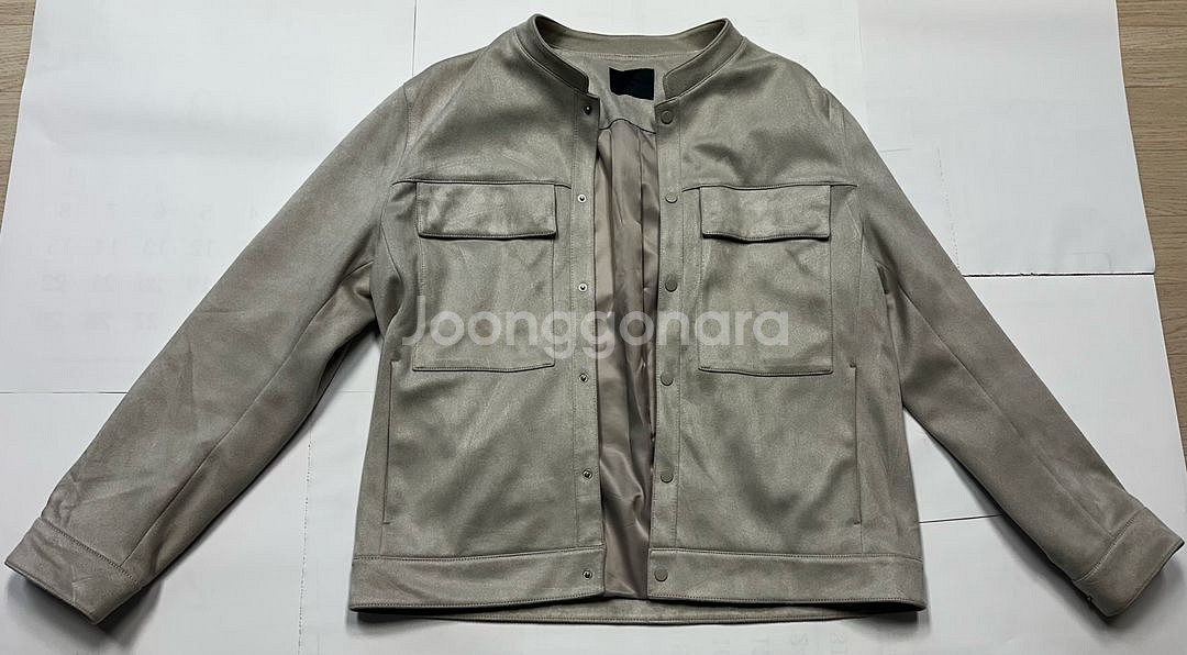 폴햄 남성 스웨이드 트러커 자켓 XXL--0