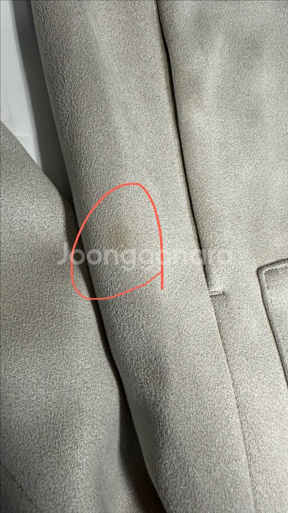 폴햄 남성 스웨이드 트러커 자켓 XXL--2