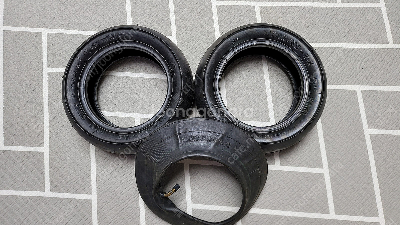 110/50 6.5 11인치 슬릭 타이어, 110/90 6.5 튜브​​​--1