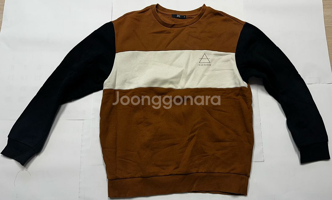 GU 기모 맨투맨 105--0